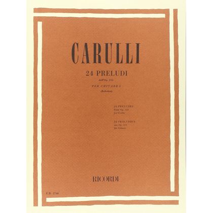 Ferdinando Carulli - 24 Preludi dall'Op. 114