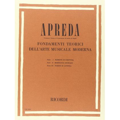 A. Apreda -  Fondamenti Teorici Dell'Arte 
Musicale Moderna