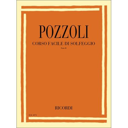 Ettore Pozzoli - Corso Facile di solfeggio Parte II