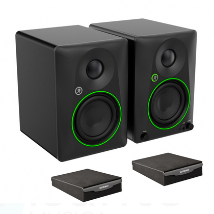 Coppia Monitor MACKIE CR4.5 + Pad Isolanti