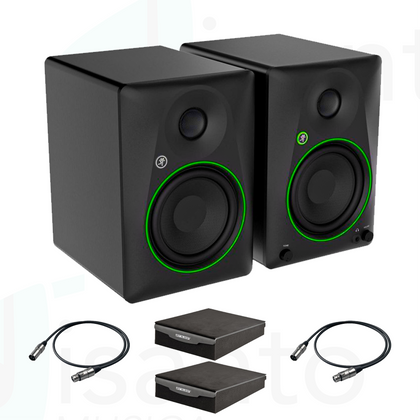 Coppia Monitor MACKIE CR5BT + Pad Isolanti + Cavi