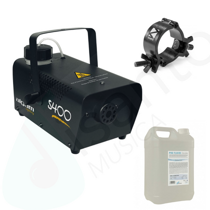 ALGAM LIGHTING S400 Macchina Del Fumo + Liquido 5LT + Half Coupler
