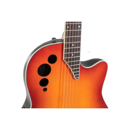 Ovation Applause Elite AE48-1 Super Shallow Cutaway Honeyburst Satin Chitarra acustica elettrificata