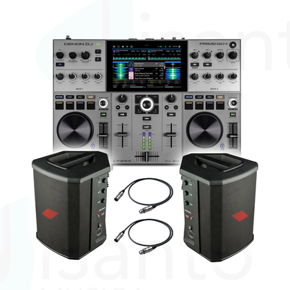 DENON DJ Prime GO+ Proel FREEONEX Coppia + Cavi