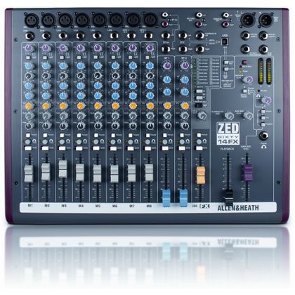 ALLEN &amp; HEATH ZED60-14FX Mixer USB con Effetti