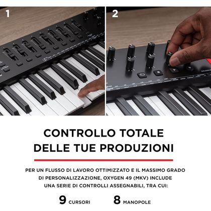 M-AUDIO Oxygen 49 Mk5 Tastiera MIDI USB 49 Tasti
