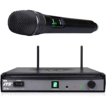 JTS E-7R/E-THD Radiomicrofono UHF con Palmare Singolo