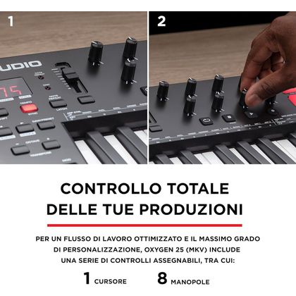 M-AUDIO Oxygen 25 Mk5 Tastiera MIDI USB 25 Tasti