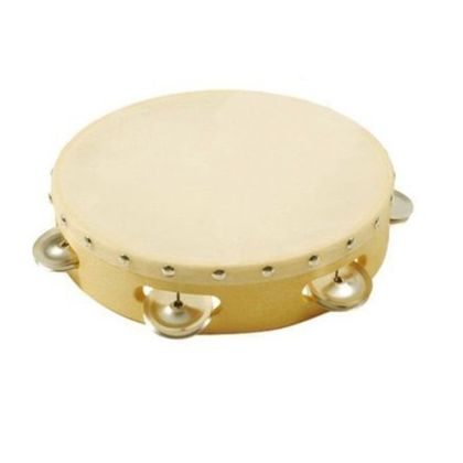 Angel Tambourine AKT-10 Tamburello in vera pelle 16CM