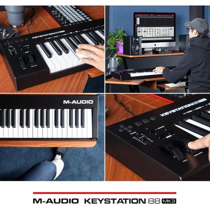 M-AUDIO Keystation 88 Mk3 Tastiera MIDI USB 88 Tasti