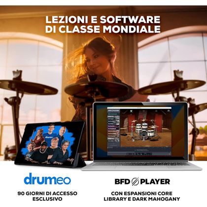 ALESIS CRIMSON III Kit Batteria Elettronica 9 pezzi