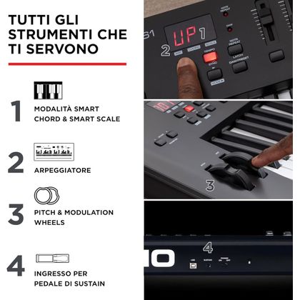 M-AUDIO Oxygen 61 Mk5 Tastiera MIDI USB 61 Tasti