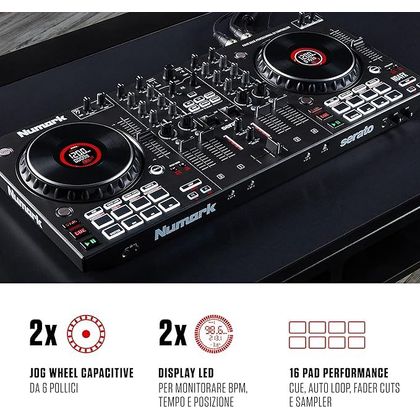 NUMARK NS4FX Controller Serato 4 Canali per DJ