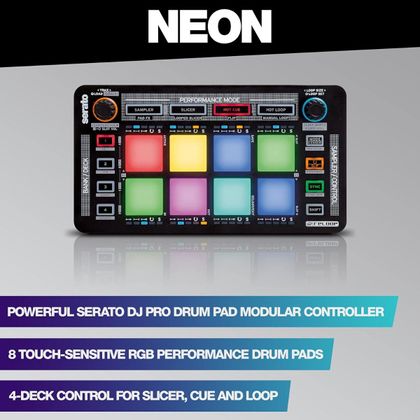 Reloop Neon Pad Controller per Serato DJ