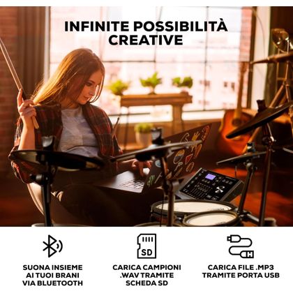 ALESIS CRIMSON III Kit Batteria Elettronica 9 pezzi