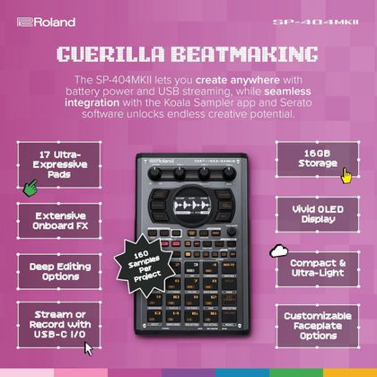 ROLAND SP-404 MKII Campionatore e Processore di Effetti