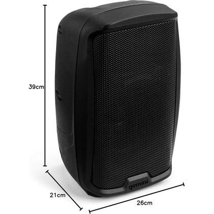 Gemini AS2108 To Go Diffusore portatile 8" 500W con bluetooth e microfono