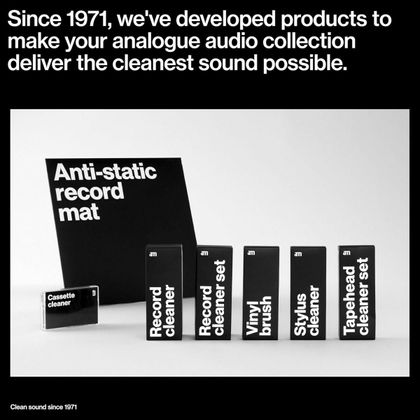 AM CLEAN SOUND Vinyl Brush Spazzola per dischi in vinile