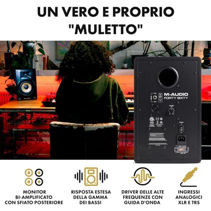 M-AUDIO Forty Sixty Monitor da studio
