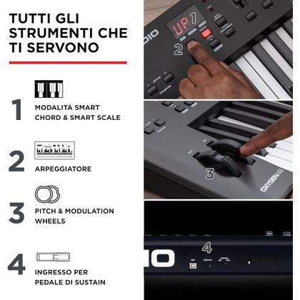 M-AUDIO Oxygen 49 Mk5 Tastiera MIDI USB 49 Tasti