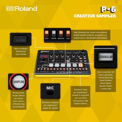 ROLAND P-6 Campionare con Sintesi Granulare