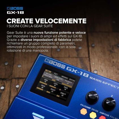 BOSS GX-1B Processore Multieffetto Per Basso