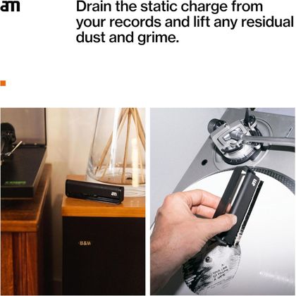 AM CLEAN SOUND Vinyl Brush Spazzola per dischi in vinile