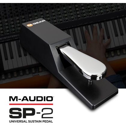 M-AUDIO Sustain Pedal SP-2 per tastiere e controller MIDI