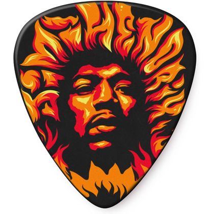Dunlop JHP14HV Jimi Hendrix '69 Psych Series Voodoo Fire Players' Plettri