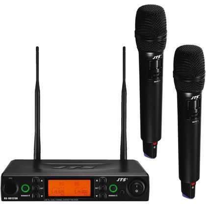 Jts RU-8012DB/2X RU-850LTH Doppio Radiomicrofono Palmare UHF