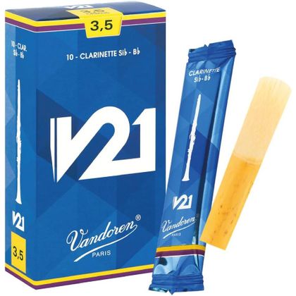 Vandoren Ance Clarinetto Sib V21 N. 3.5 (Confezione da 10)