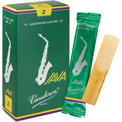 Vandoren Ance Sax Alto Java Green N.2 (Confezione da 10)