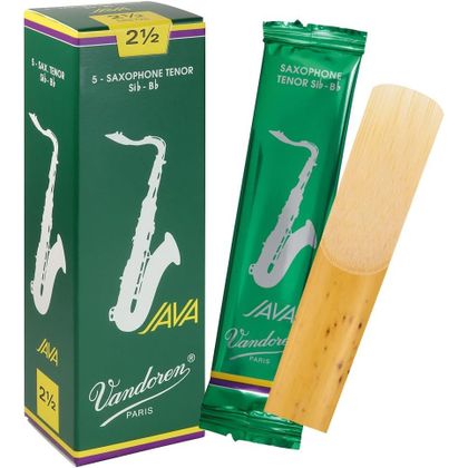 Vandoren Ance Sax Tenore Java Green N. 2.5 (Confezione da 5)
