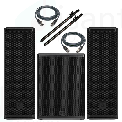 Coppia RCF NXL 14-A Casse Attive + SUB AX 18" + 2 KP210S + Cavi