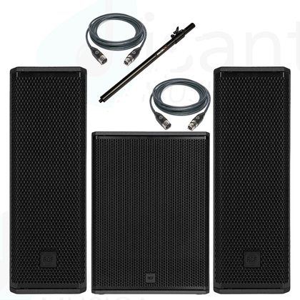Coppia RCF NXL 14-A Casse Attive + SUB AX 18" + Accessori