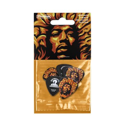Dunlop JHP14HV Jimi Hendrix '69 Psych Series Voodoo Fire Players' Plettri