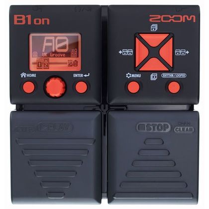 Zoom B1on Multieffetti a pedale per basso con Looper e Ritmi
