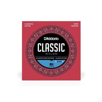 D'Addario EJ27H Muta di corde per chitarra classica Hard Tension