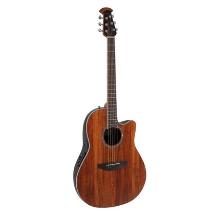 Ovation Celebrity Standard Exotic Mid Depth CS24P-FKOA-G Natural on Exotic Flamed Koa Chitarra acustica elettrificata