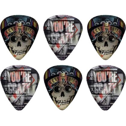 Perri's Leathers Ltd. - Motion Guitar Picks - Guns N' Roses Set 6 Plettri 3D
