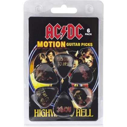 Perri's Leathers Ltd. - Motion Guitar Picks - AC/DC Set 6 plettri 3D