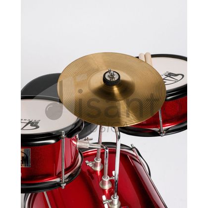 Batteria Acustica Junior 3 pezzi per bambini - Rossa