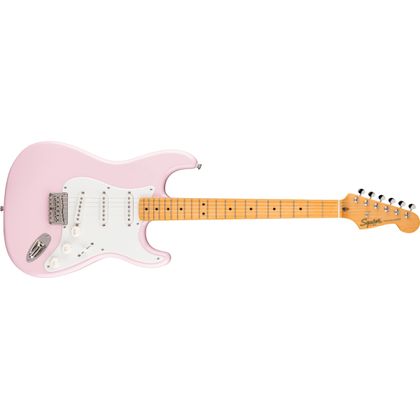 FENDER Classic VIbe '50s Stratocaster Ht MP Parchment Pickguard Shell Pink