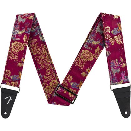 FENDER Satin Dragon Strap Wine