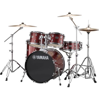 YAMAHA Rydeen Studio 20" Burgundy Glitter + Set piatti Paiste 101