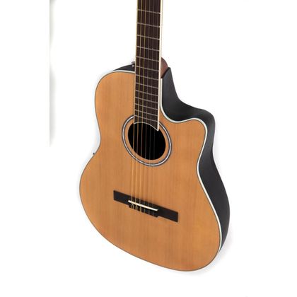 Applause Traditional AB24CC-4S Mid Cutaway Chitarra Classica Con top in Cedro