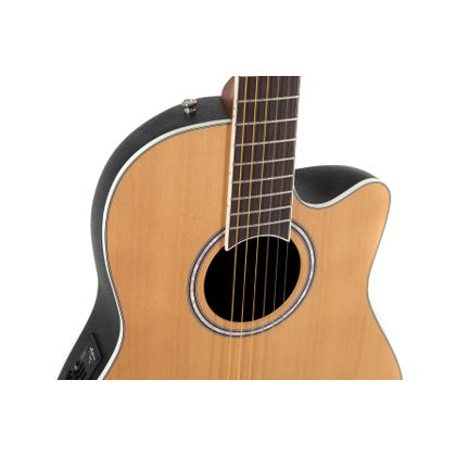 Applause Traditional AB24CC-4S Mid Cutaway Chitarra Classica Con top in Cedro