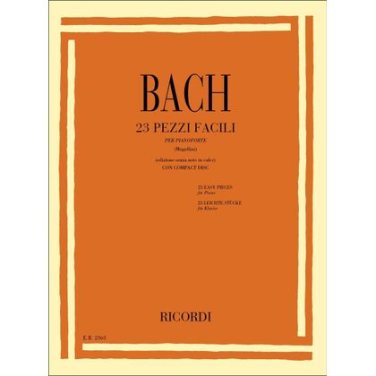 Bach - 23 Pezzi Facili