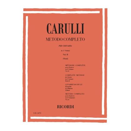 Carulli - Metodo Completo Per Chitarra Vol. 2
