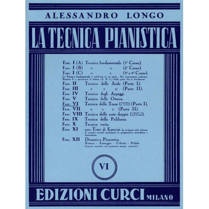 Longo - Tecnica pianistica Vol. 6 - Tecnica delle terze